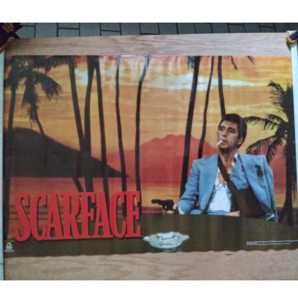 Vintage “SCARFACE” Tony Montana 2002 Poster #1002 36”x24” Scorpio Posters VHTF
